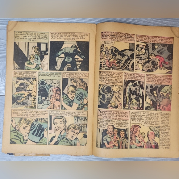 Strange Suspense Tales Vintage Comic Book - Black Cat Mystic July-September 1956 - Picture 6 of 11